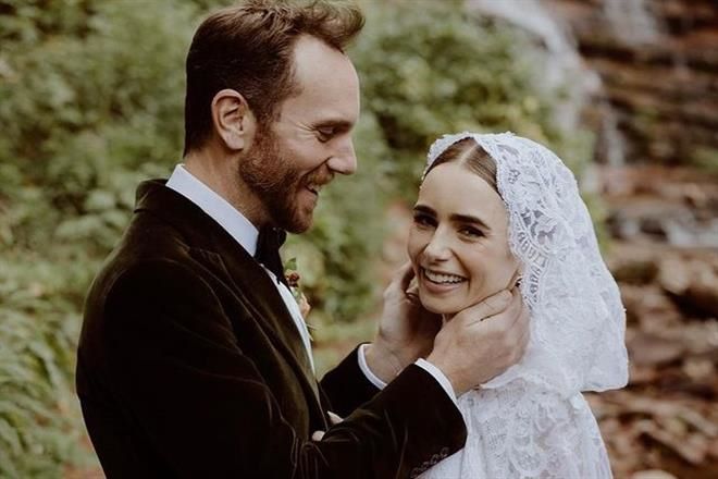 Lily Collins y Charlie McDowell ¡ya son marido y mujer!