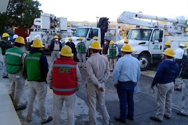 Restablece CFE luz a 98% de usuarios tras sismo