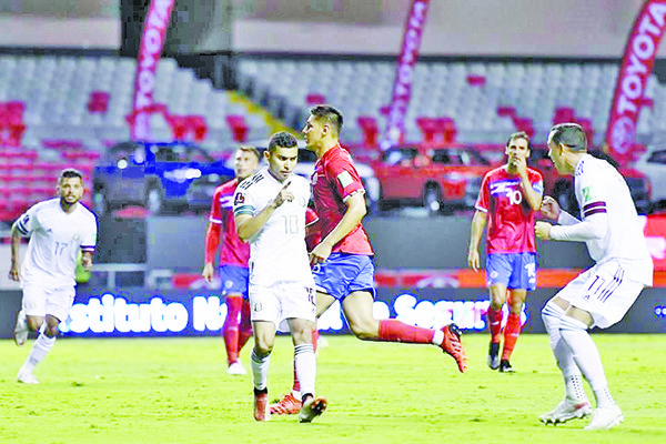 Triunfa el Tri en Costa Rica y domina el Octagonal