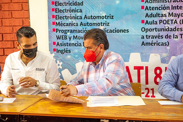 Firman convenio con el CECATI 85