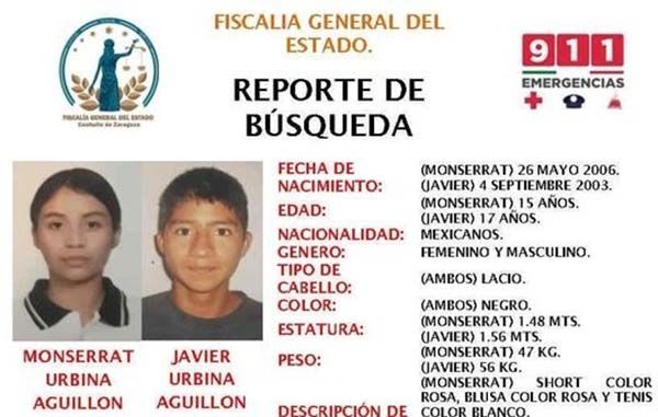 Activan alerta por dos desaparecidos
