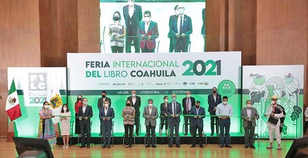 Inaugura Riquelme Feria de Libro 2021