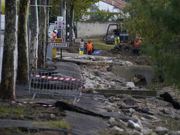 Inundaciones repentinas causan estragos en Francia