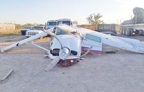 Avionetazo por falla mecánica
