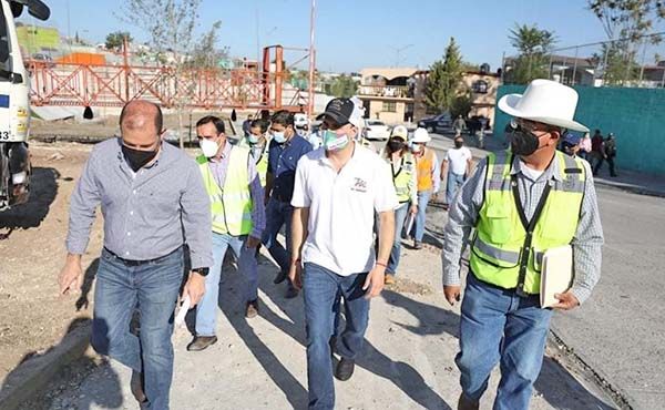 Avanza construcción de la Línea Verde en Saltillo