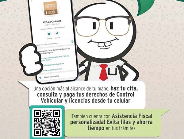 Realiza trámites por WhatsApp