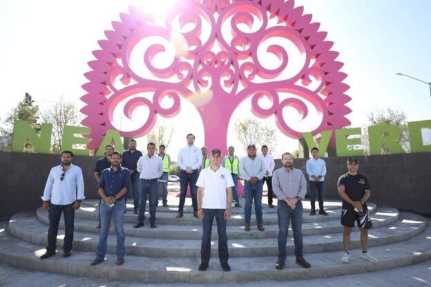 Avanza construcción de la Línea Verde en Saltillo