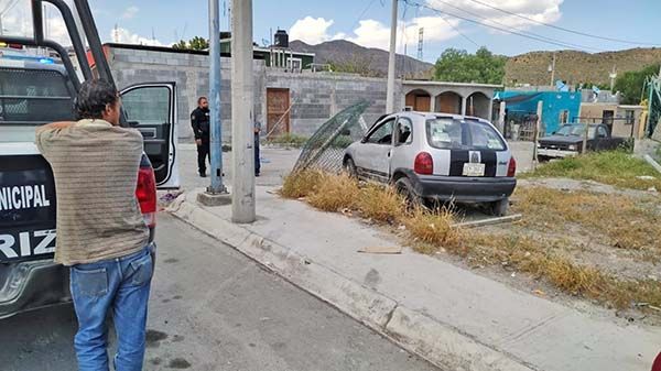 Se lleva barda de encuentro