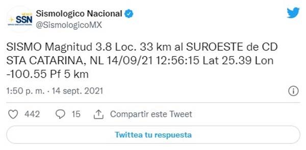 Otro sismo en Ramos Arizpe