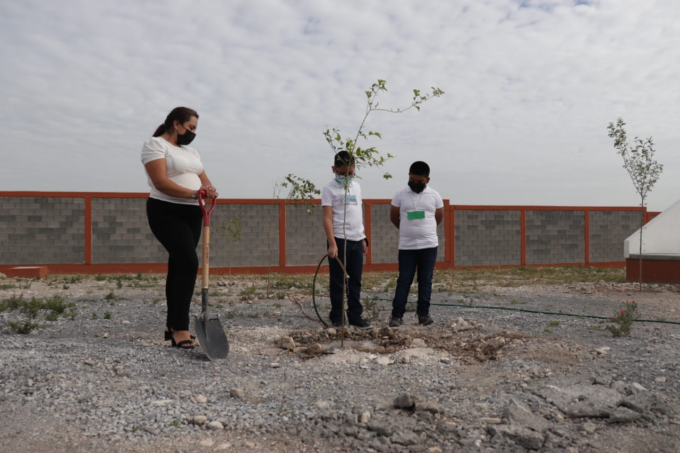 EN COAHUILA: REGRESO A CLASES CON UN ÁRBOL