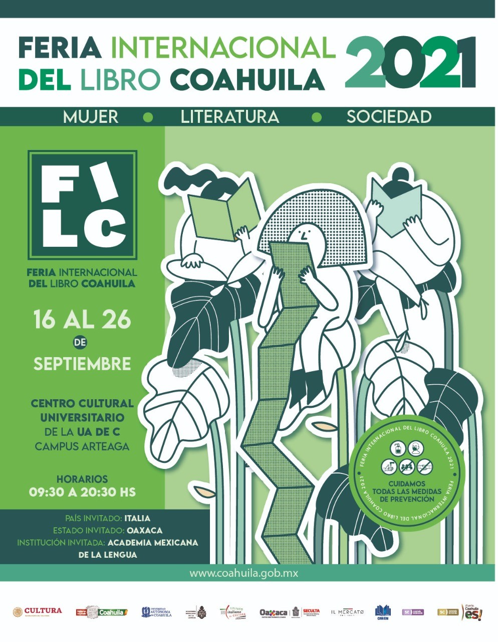 FERIA DEL LIBRO COAHUILA 2021 OFRECERÁ TRANSPORTE GRATUITO A SUS INSTALACIONES