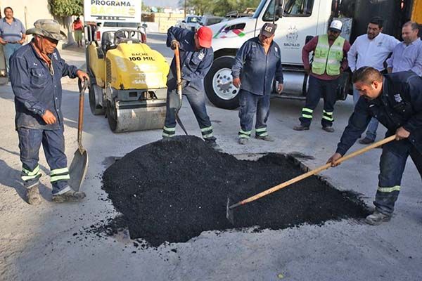 Se han reparado más de  230 mil baches en Saltillo