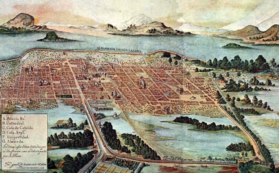 ¡Bajo el agua durante 5 años! Así fue la gran inundación de la Ciudad de México en 1629