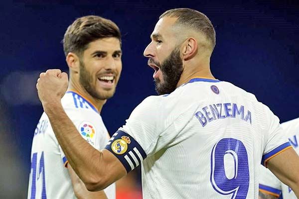 Se lucen Asensio y Benzema en goleada del Madrid