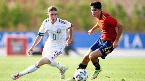 México sub-20, con Marcelo Flores, cae nuevamente ante España