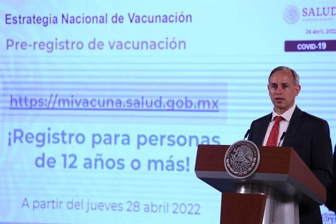 Abren registro para vacunar a los de 12 años y más