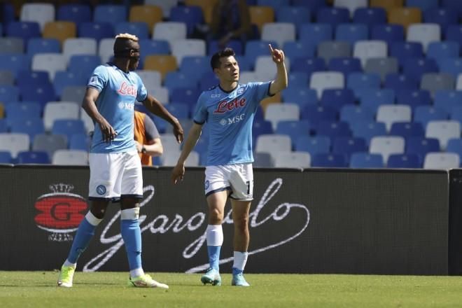 Anota ‘Chucky’ Lozano en goleada del Napoli