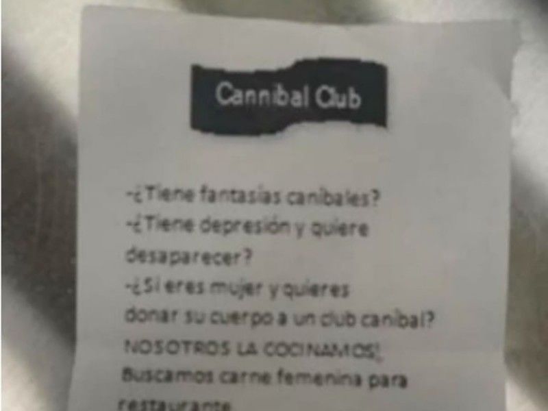 Invitación a «Club Caníbal» en Tamaulipas se vuelve viral; así responden autoridades