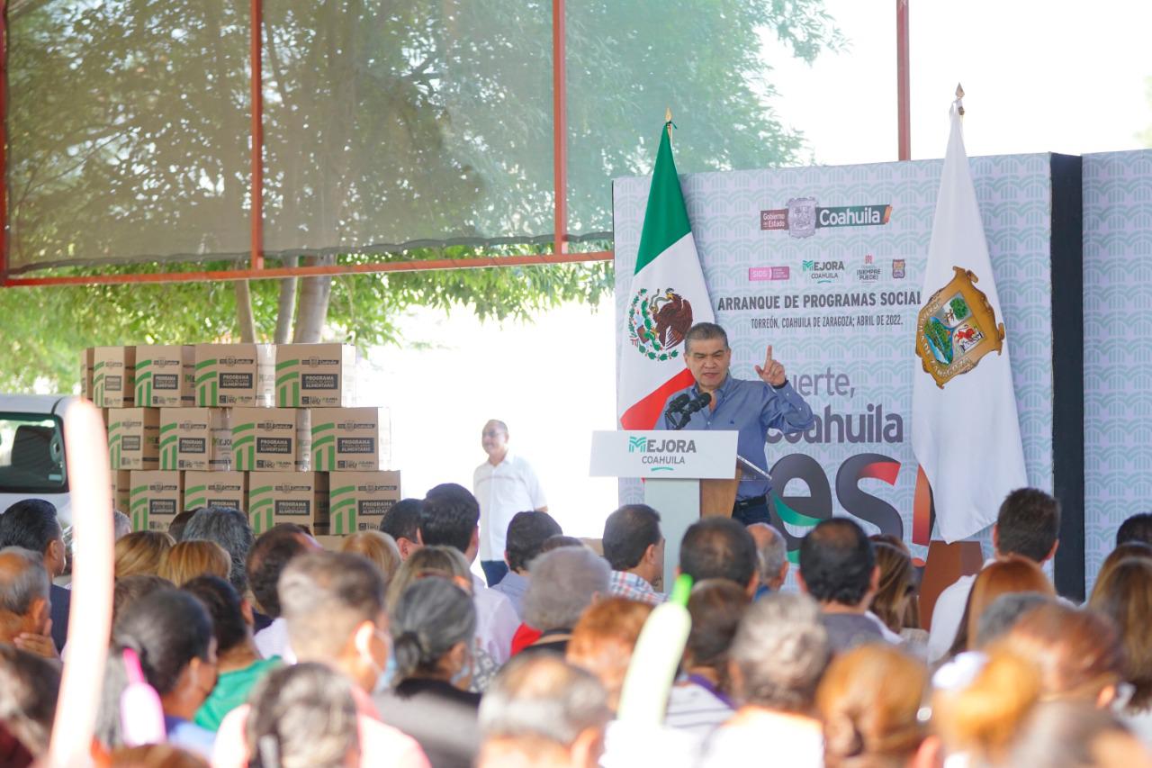 MARS INVIERTE MÁS DE MIL MDP EN PROGRAMAS SOCIALES EN COAHUILA