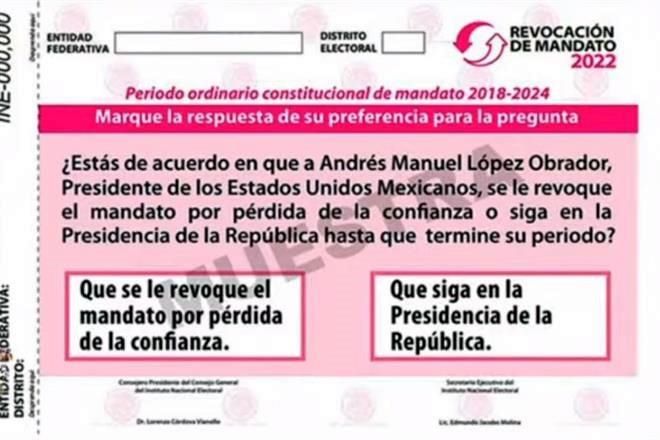 Roban en SLP más de 5 mil boletas para revocación