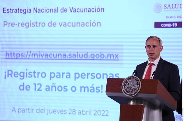 Abren registro para mayores de 12