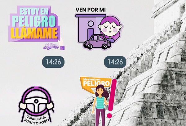 Comparten stickers para solicitar ayuda