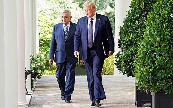 Presume Trump de «doblar» a AMLO