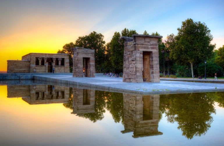El día en que un antiguo templo egipcio se transportó completo hasta Madrid