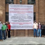 Maestros inconformes toman Dirección General de Educación Tecnológica en Saltillo