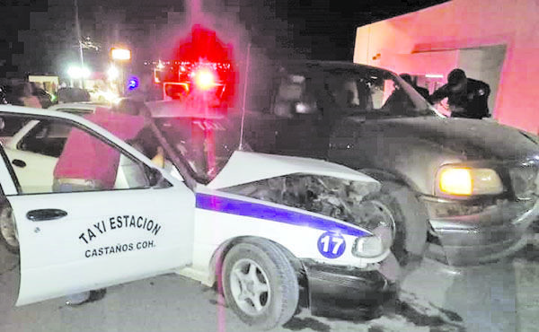 Troca arremanga a taxi y deja un herido