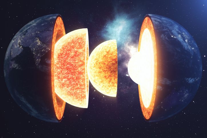 Litros de un gas prehistórico se están escapando del centro de la Tierra