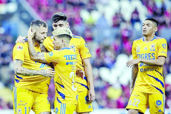 Rescata Tigres empate de último minuto ante Atlas