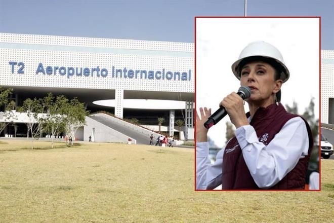 Frenan al AICM y dan vuelo a Sheinbaum con 600 mdp para T2