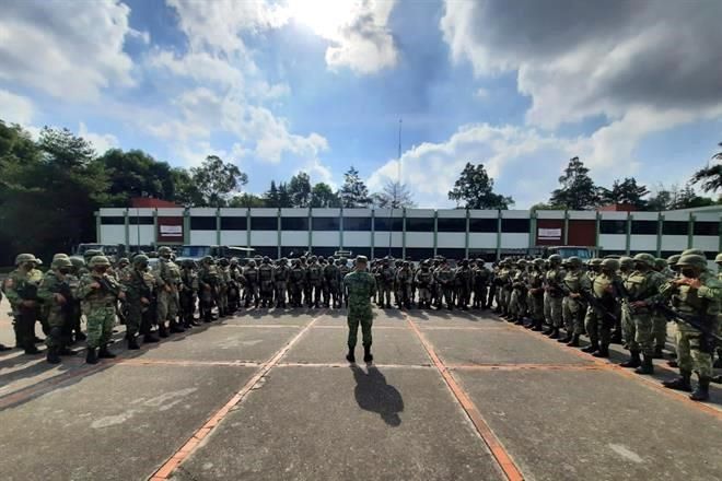 Refuerzan seguridad militares y GN en Naucalpan