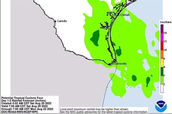 Potencial tormenta se dirige a frontera México-EU