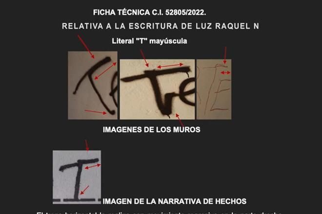 Luz Raquel escribió mensajes de amenaza, dice Fiscalía
