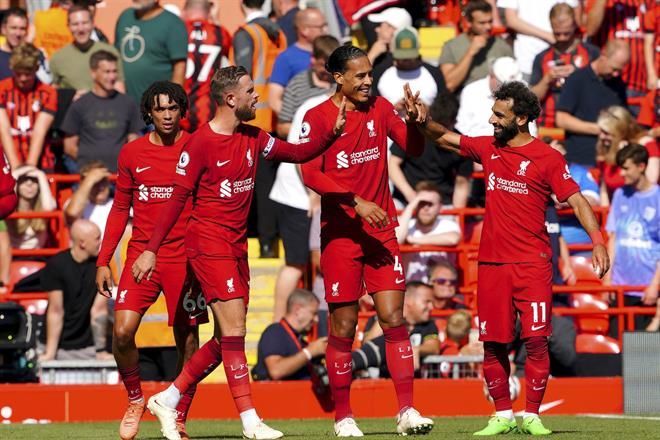 El Liverpool aplasta 9-0 al Bournemouth