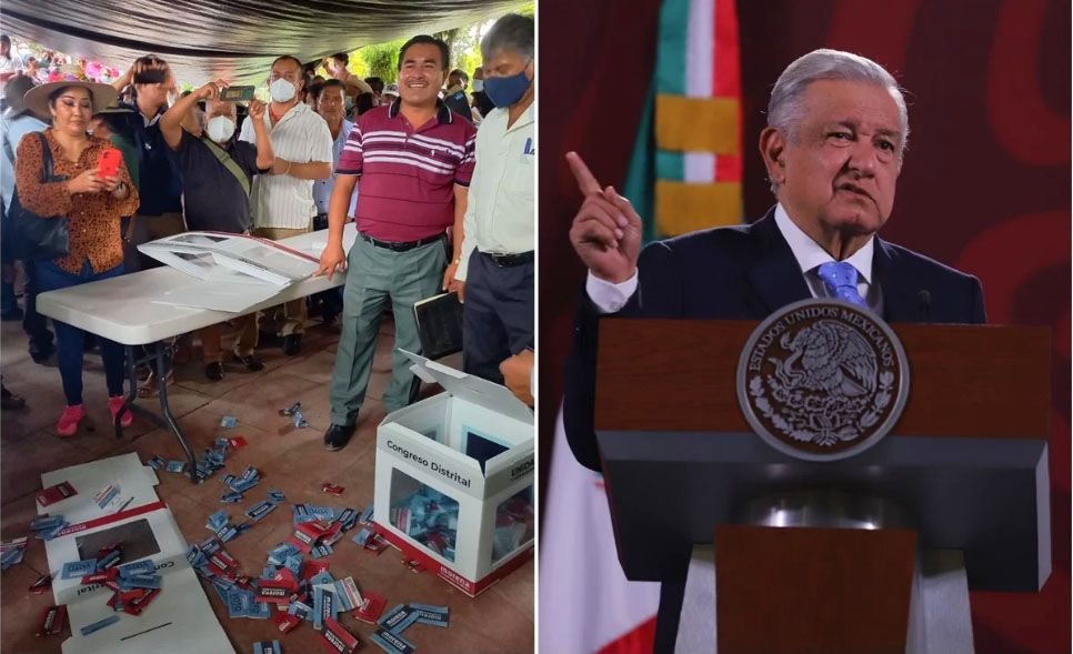 AMLO minimiza irregularidades en elecciones internas de Morena: «Fue una jornada democrática»