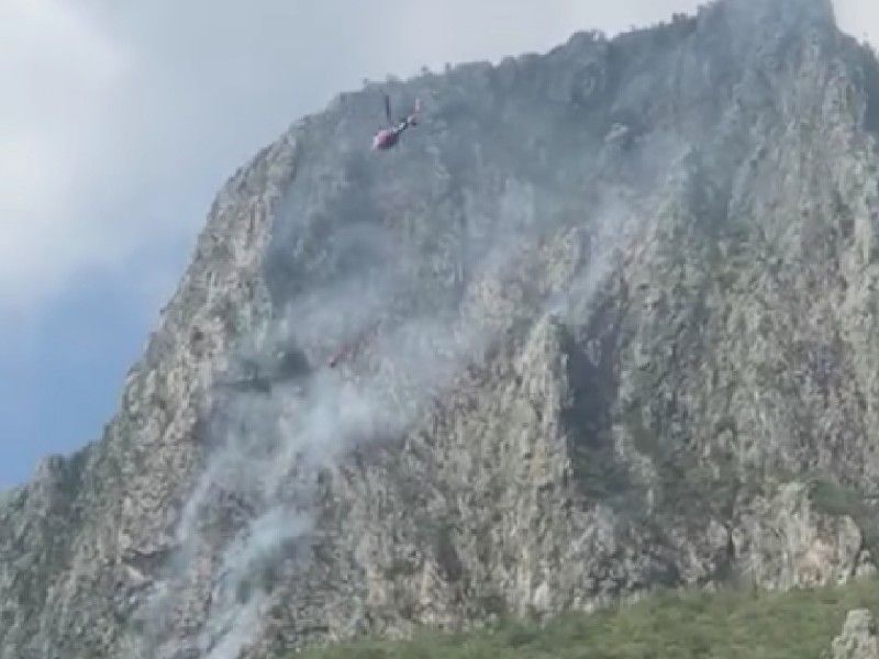 Controlan incendio en el Cerro de la Silla; investigan las causas