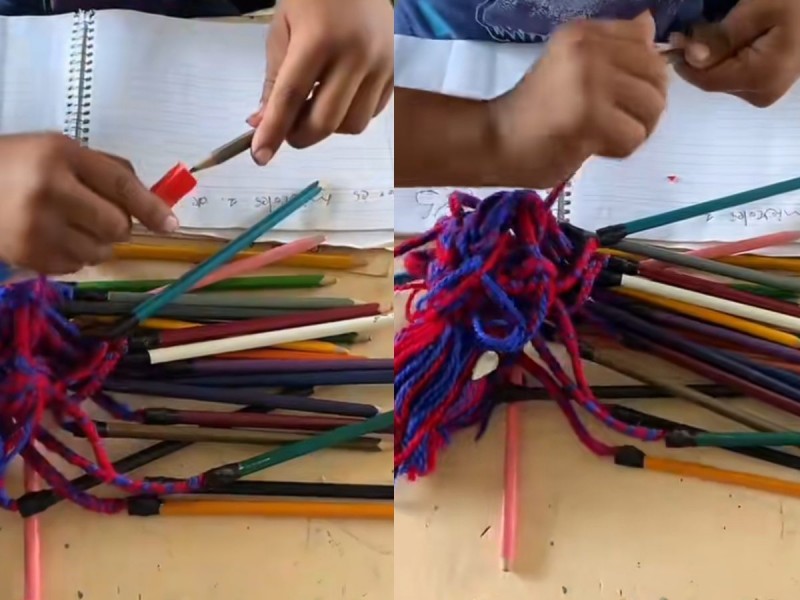 ¡Una genio! Mamá idea método para que hijo no pierda útiles escolares