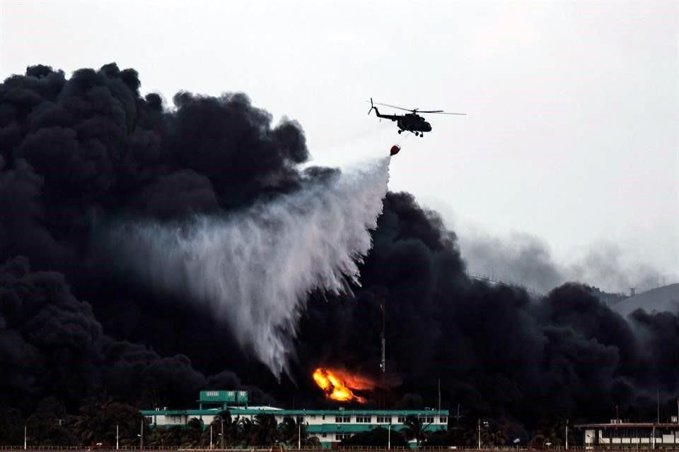 Sedena realiza puente aéreo con Cuba en apoyo a incendio