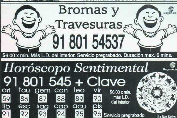 Cuando se pagaba por chistes y consejos