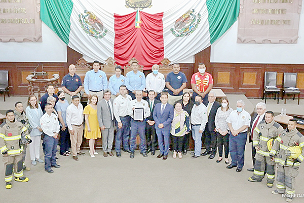 Reconoce Congreso labor de Bomberos