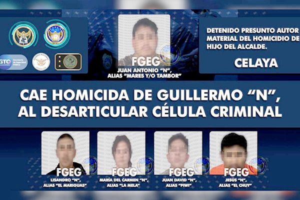 Sicario, presunto asesino del hijo de alcalde de Celaya