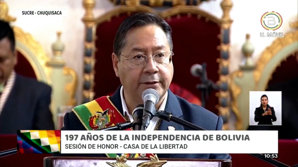 Bolivia celebra 197 años de independencia