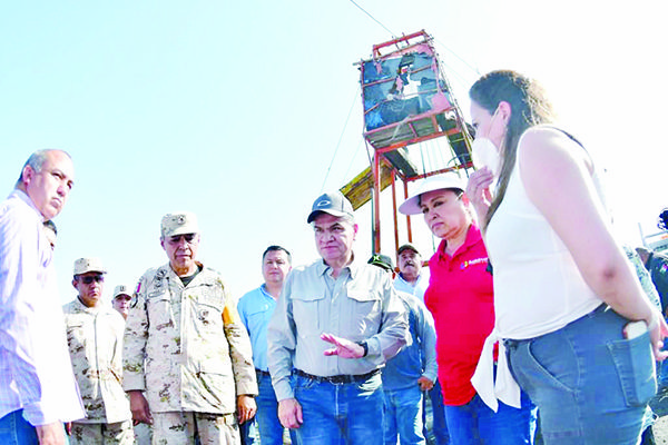 Supervisa MARS rescate en mina
