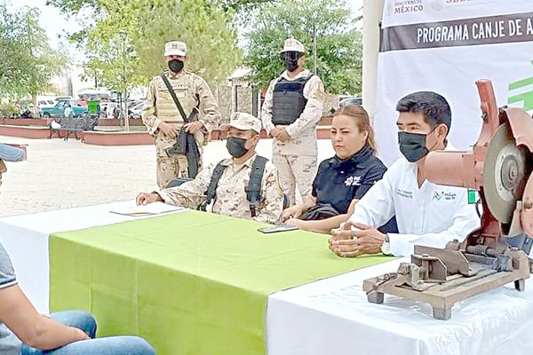 Permanece Canje de armas en Múzquiz