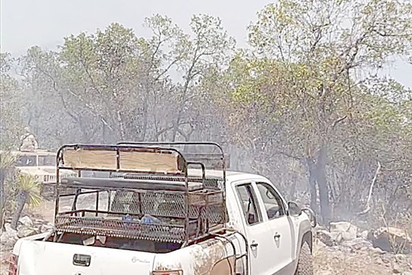 Atienden incendios en la zona serrana