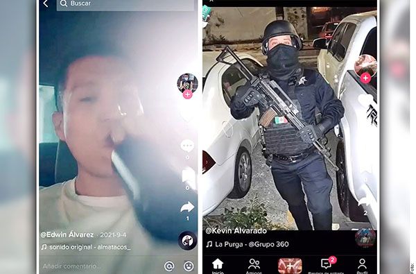 Suspenden a 5 policías de NL por publicar videos en TikTok