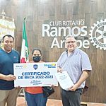 Entrega Rotarios becas a los ramosarizpenses